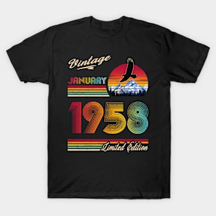 January 1958 Birthday T-Shirt